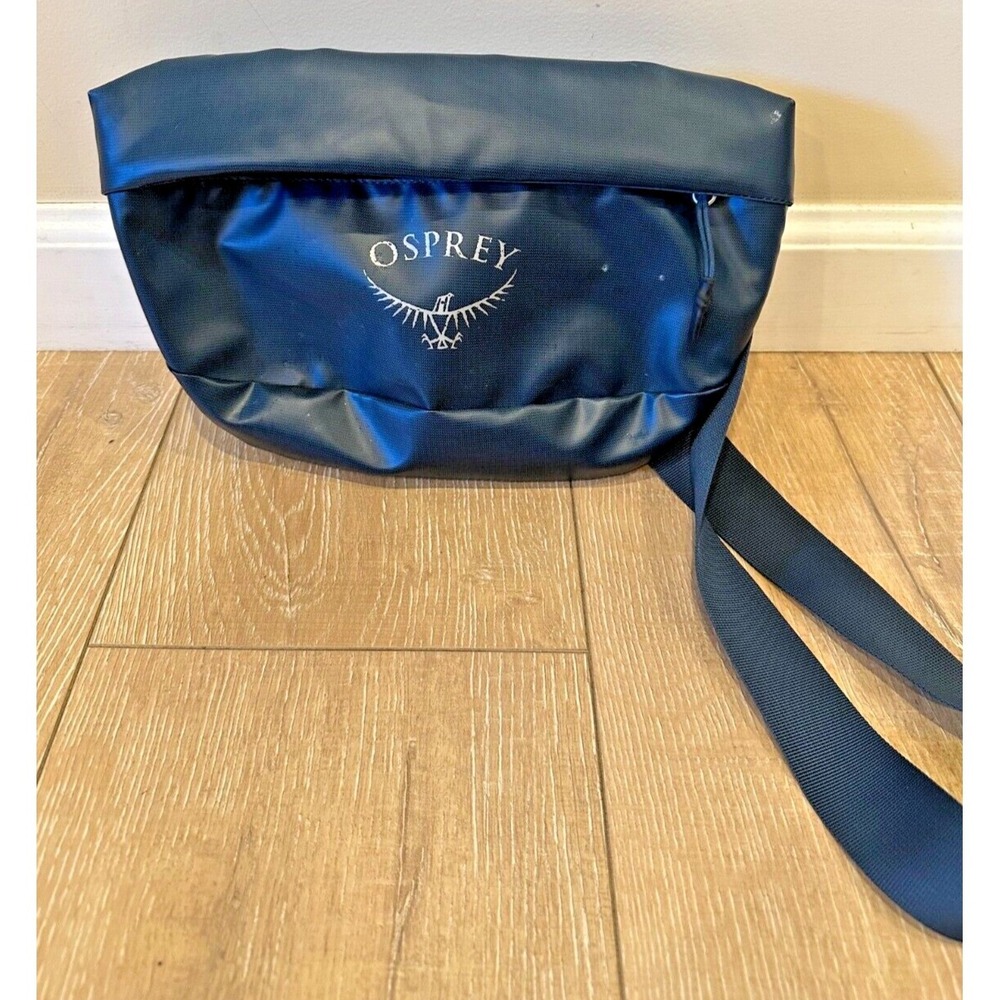 Osprey 6 Liter Mens Transporter Waist Pack Lumbar Hiking Fanny Hip Blue Recycled